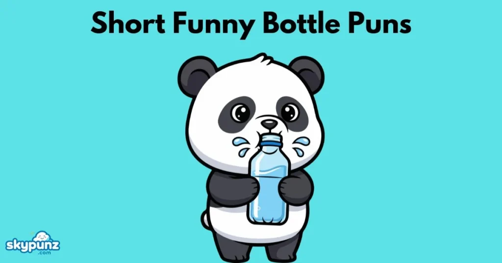 Short Funny Bottle Puns
