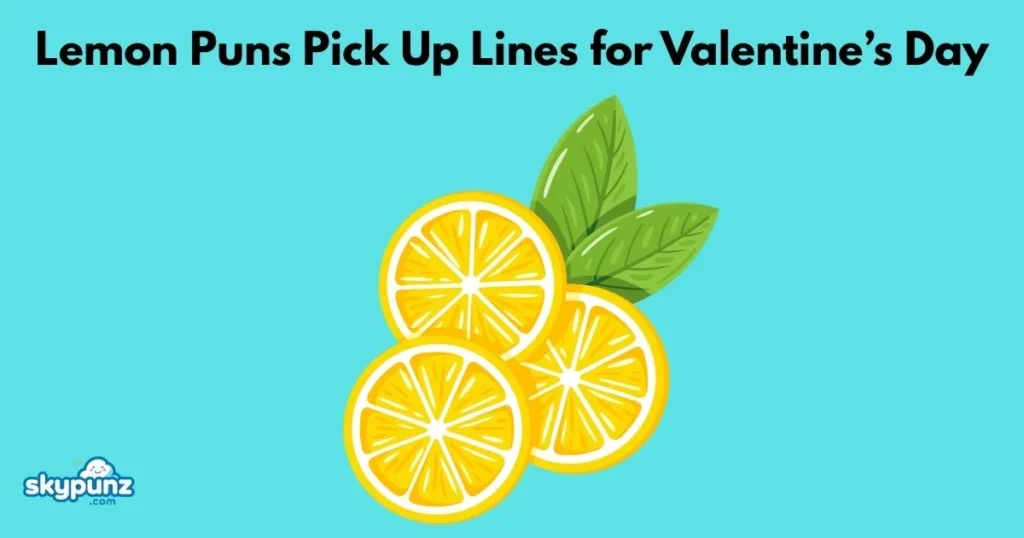 Lemon Puns Pick Up Lines For Valentines Day