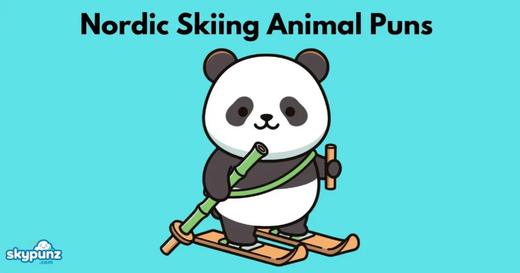 Nordic Skiing Animal Puns