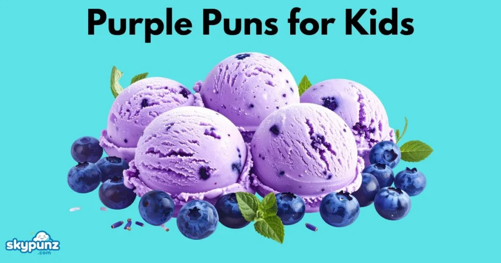 Purple Puns For Kids