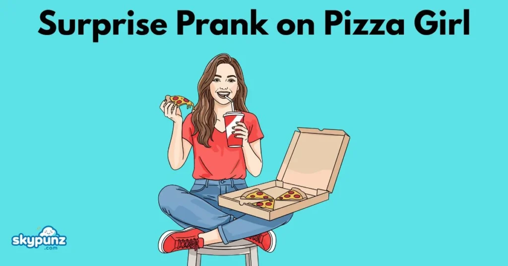 Surprise Prank On Pizza Girl