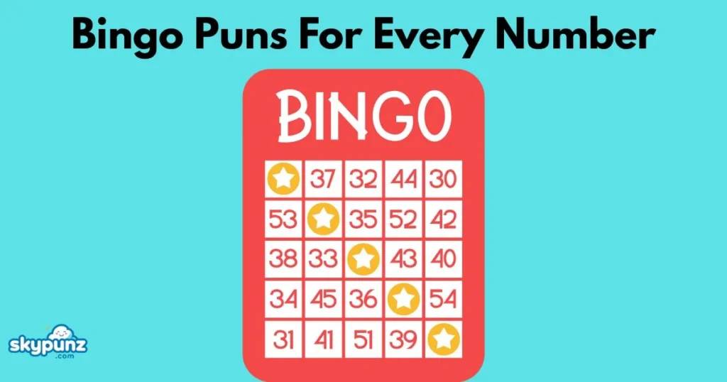 Bingo Puns For Every Number