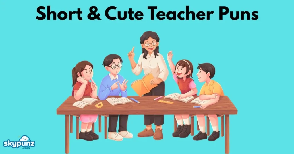 Short And Cute Teacher Puns