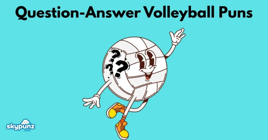 Question Answer Volleyball Puns