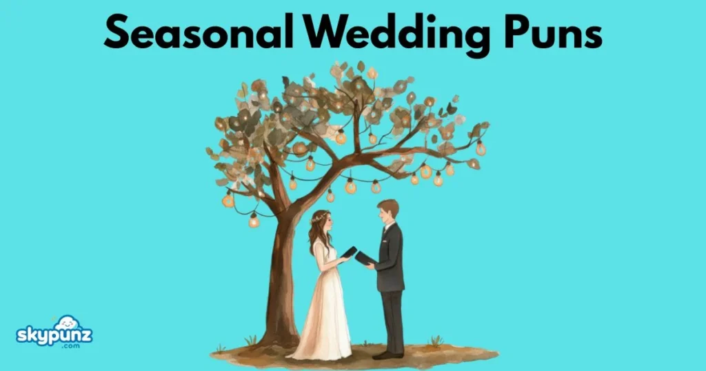 Seasonal Wedding Puns