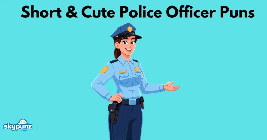 Short And Cute Police Officer Puns