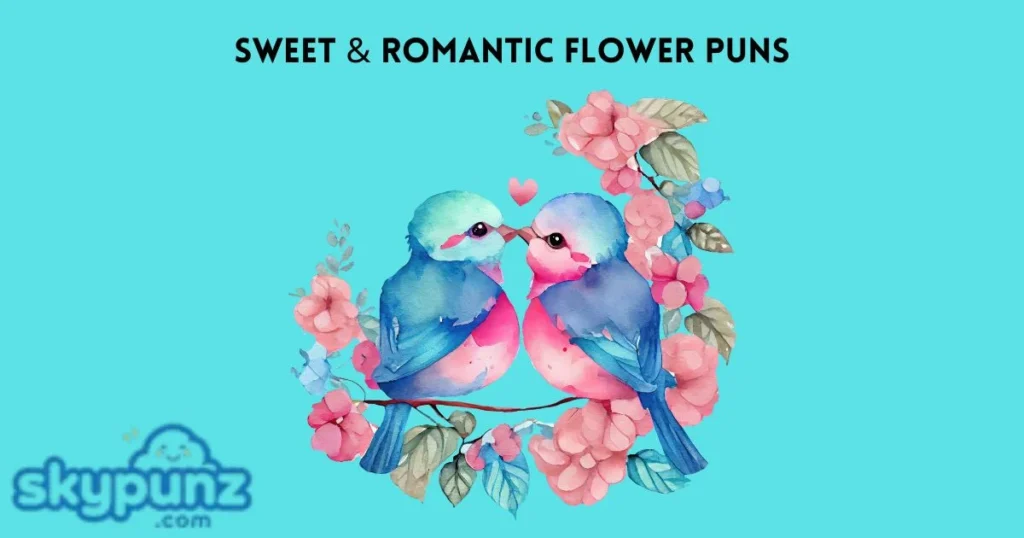 Sweet And Romantic Flower Puns