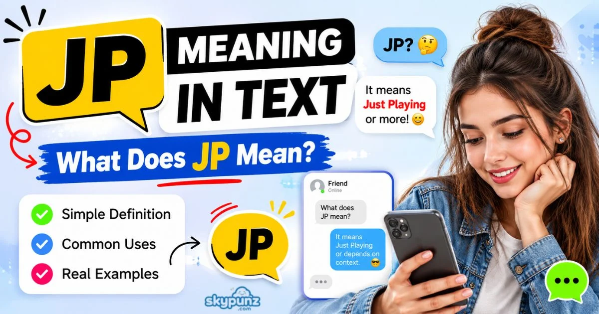 Jp Meaning In Text