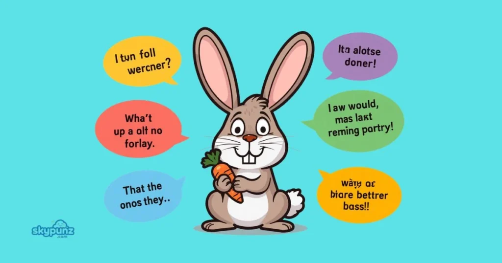 Funny Rabbit Puns Captions